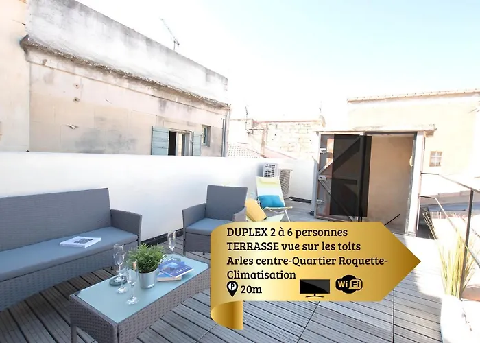 Duplex Liberte-Grande Terrasse-Clim-Quartier Roquette
